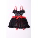 Sexy nightie for your love doll with a red ribbon