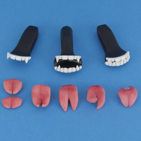 Vampire teeth and tongue (Resin)